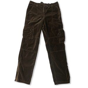 Sundance Brown Velvet Nightfall Cargo Pants Size 2